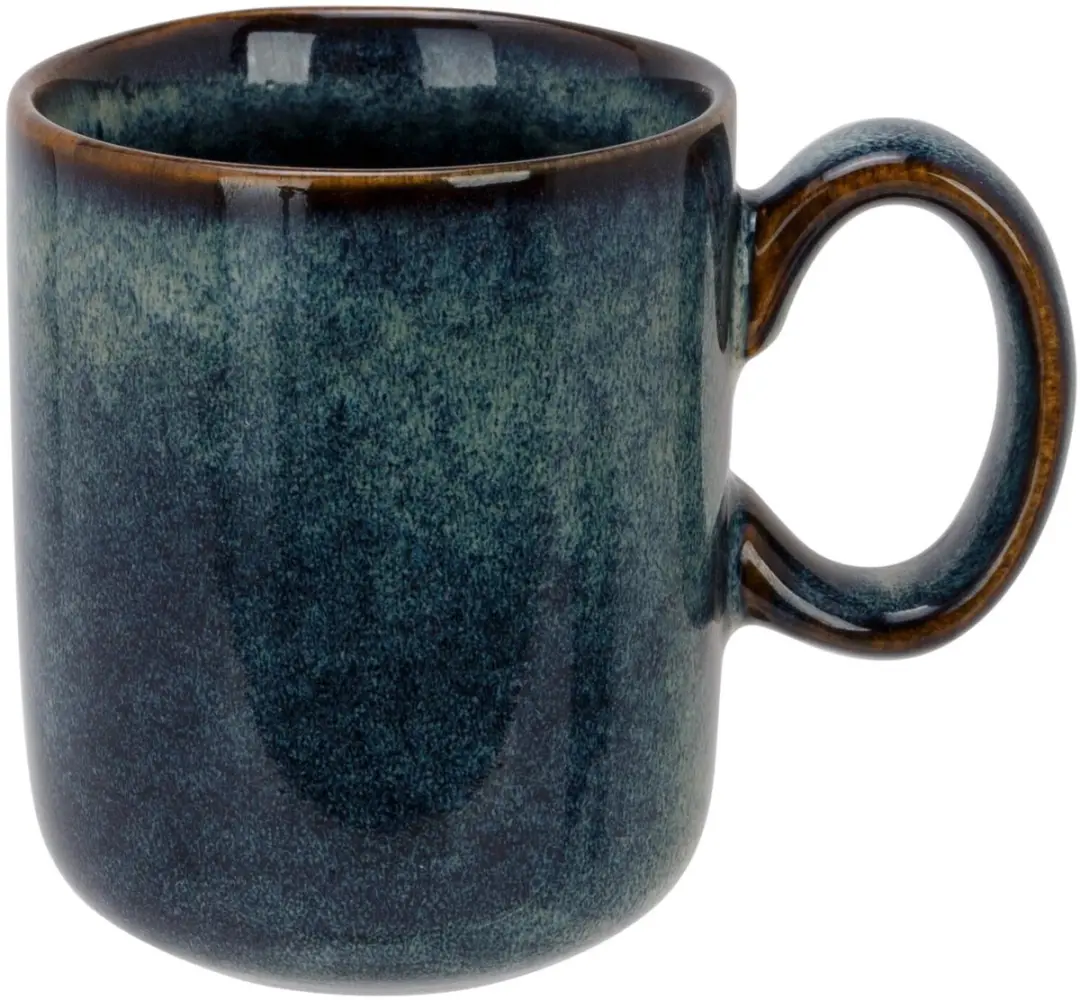 Cosy&Trendy Bilbao Keramiek Mokken - 8 Stuks - 170ml - Donkerblauw