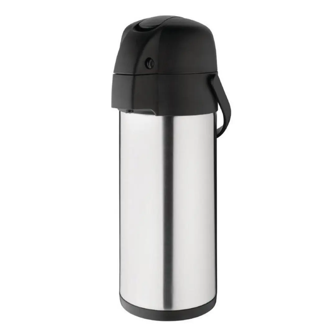 Olympia Thermoskan 4L - RVS/Zwart