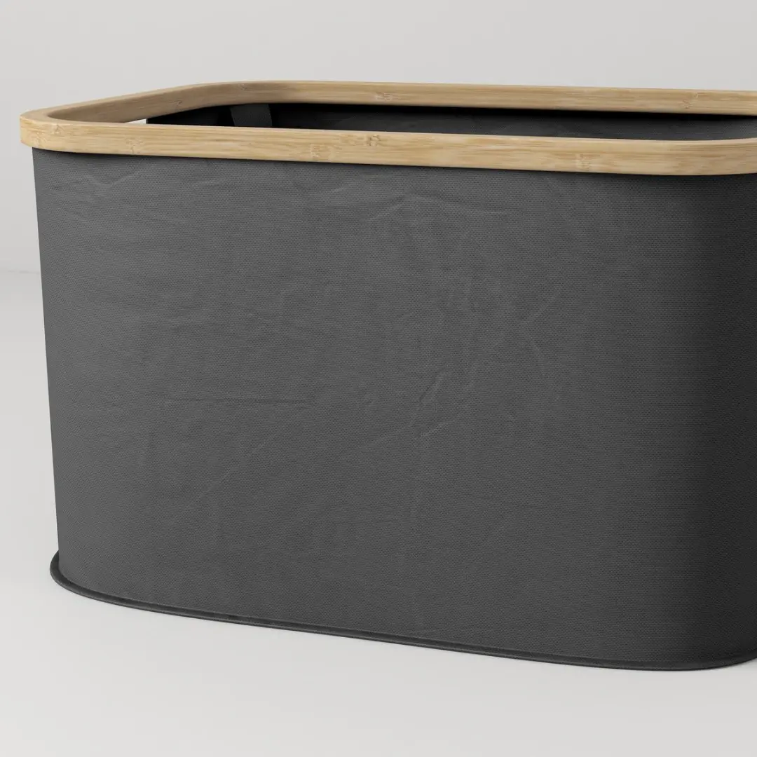 Homcom Wasmand 44x33x26cm - Zwart