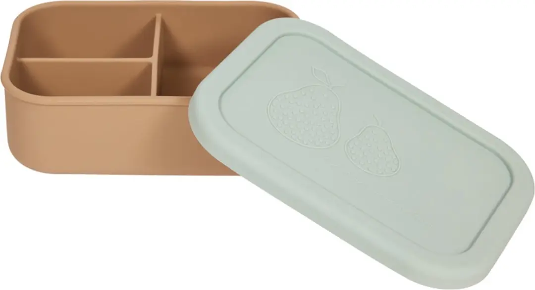 OYOY Yummy Brooddoos 3-delig - Groen/Camel