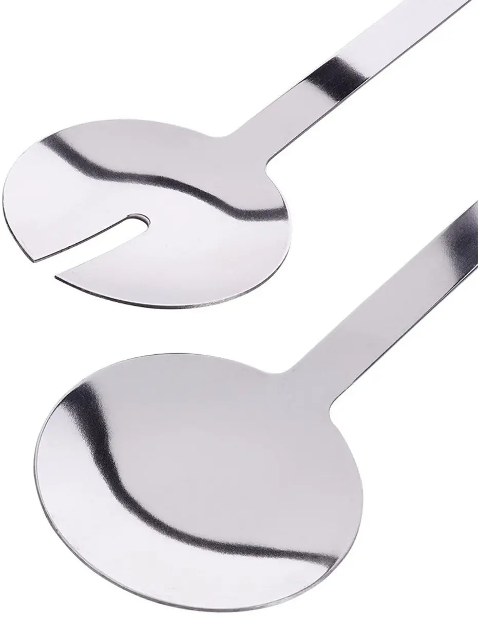 Excellent Houseware Stalen Saladelepels 26cm - 2 Stuks - afbeelding 6 van 6