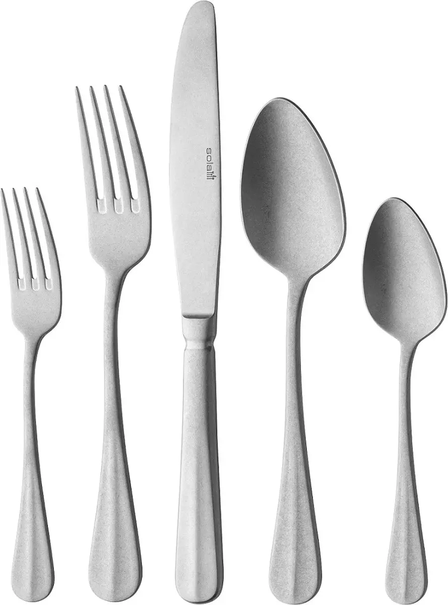 Sola Hollands Glad Vintage Bestekset 100-delig - 12 Personen - Zilver - afbeelding 4 van 6