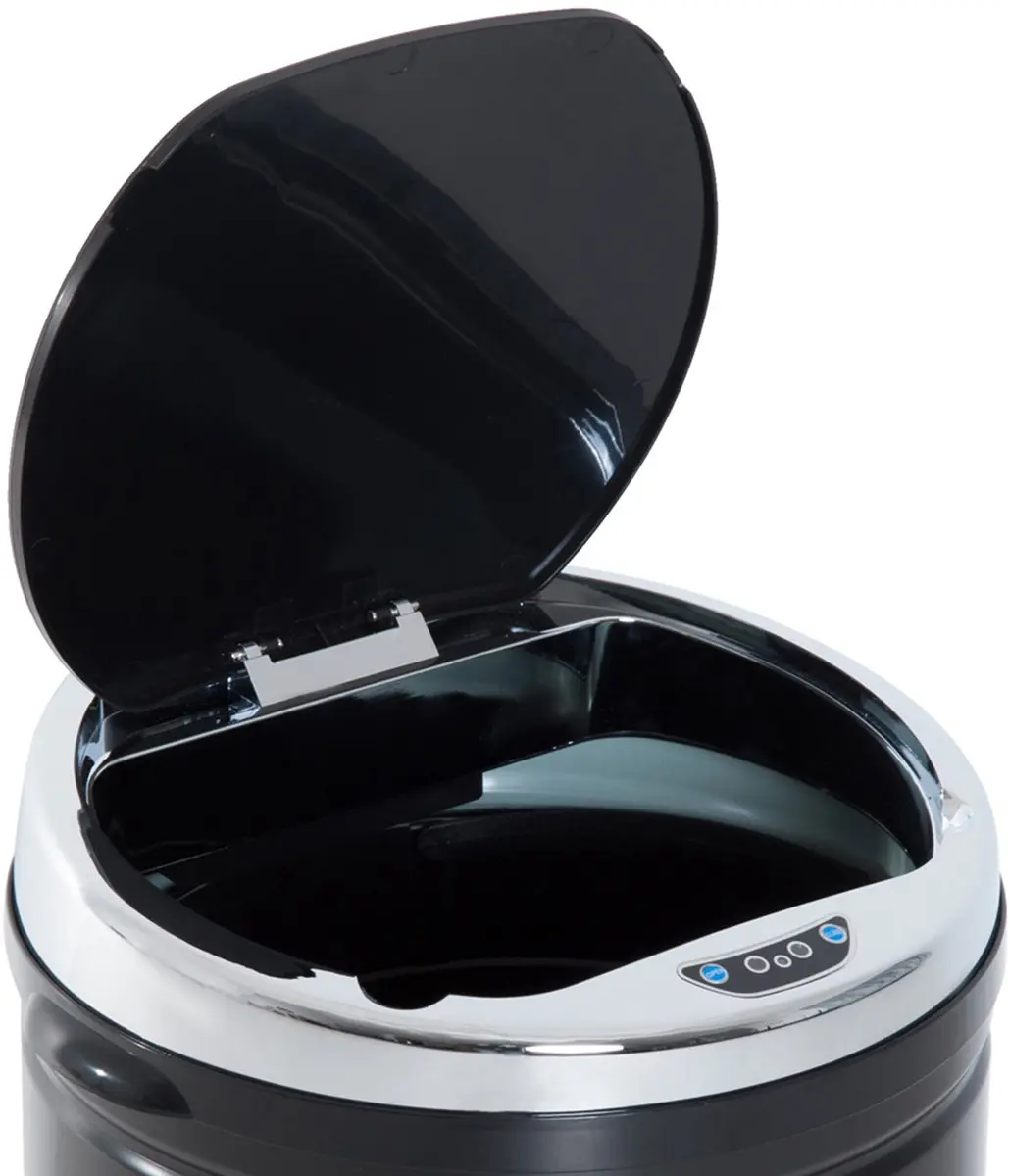 Homcom Sensor Prullenbak 42L - Roestvrij