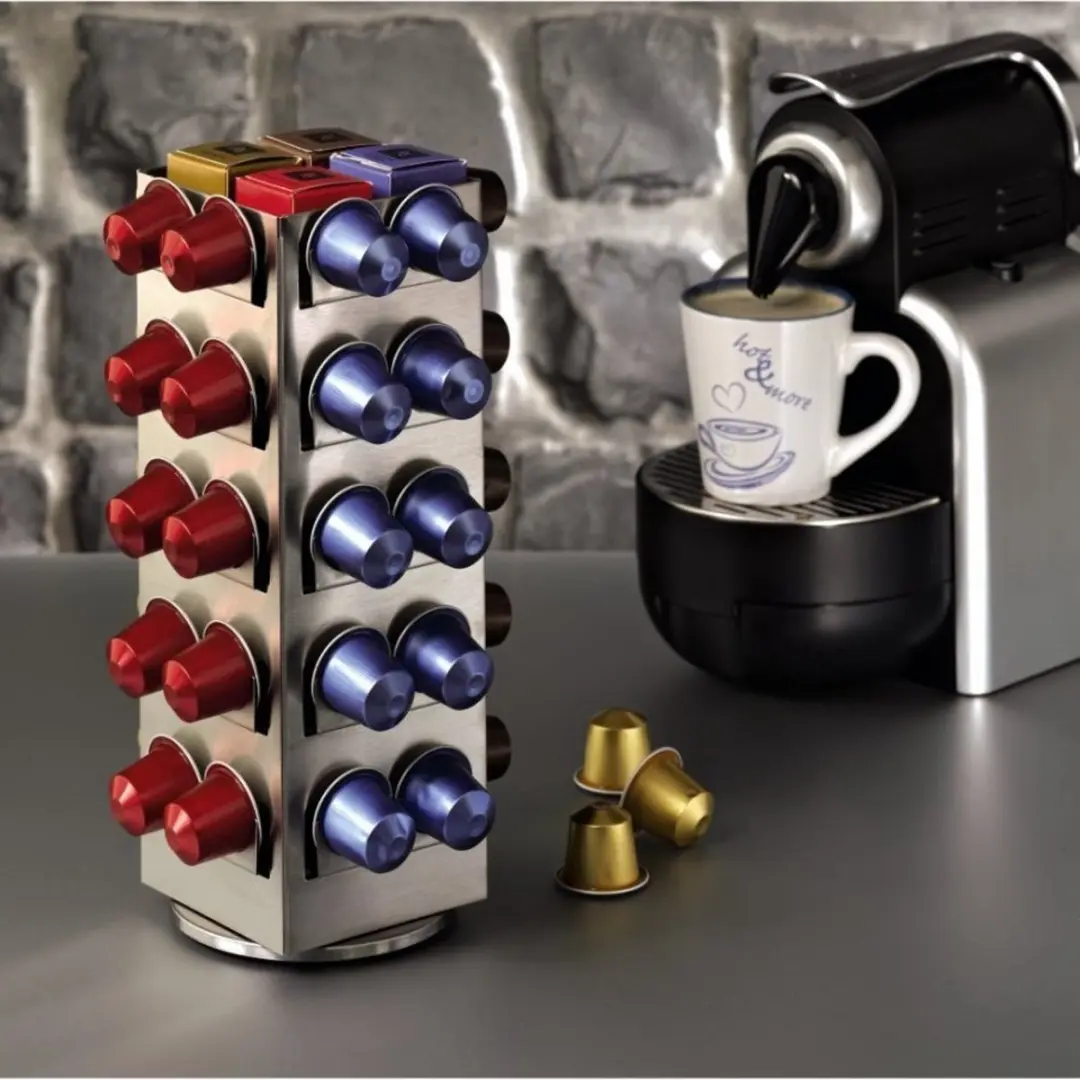 Xavax Coffeecaps Rack Nespresso 40 - Zilver - afbeelding 6 van 6