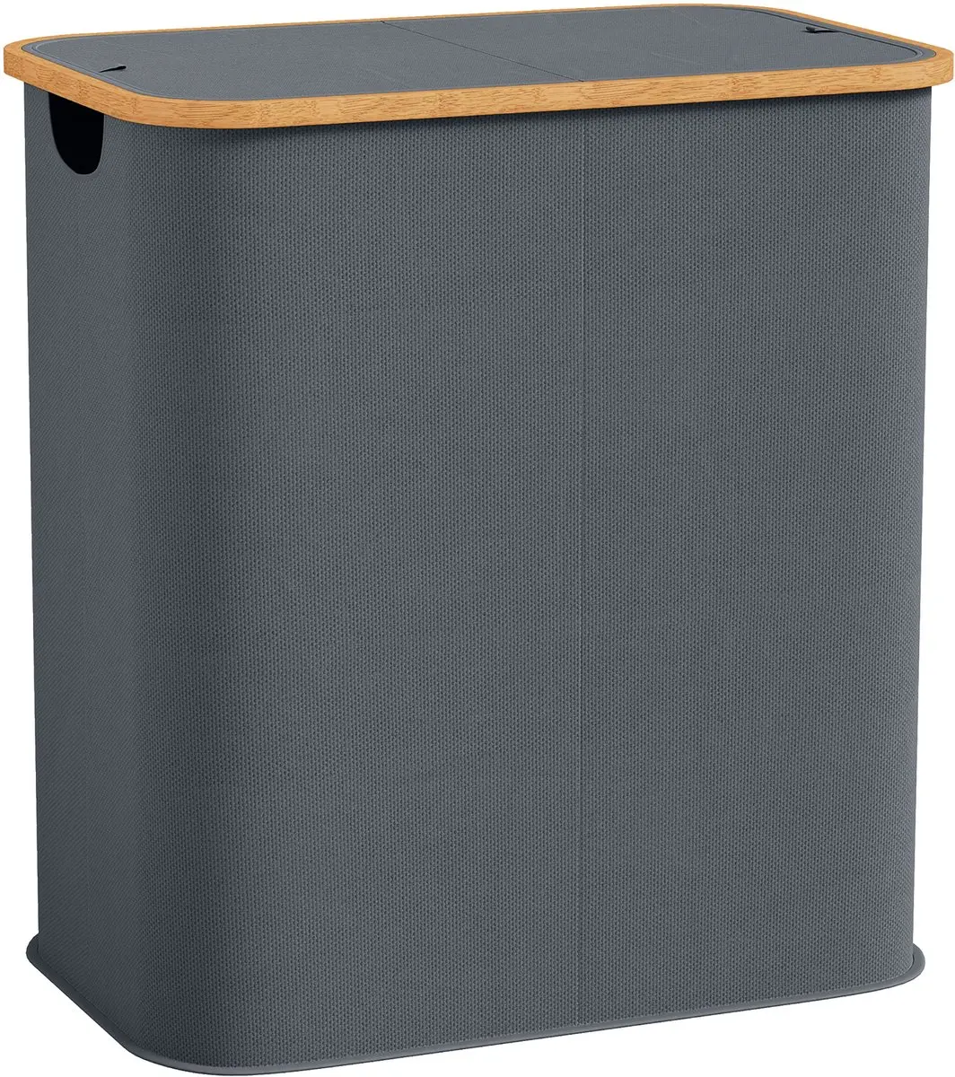 Homcom Wasmand 80L Grijs
