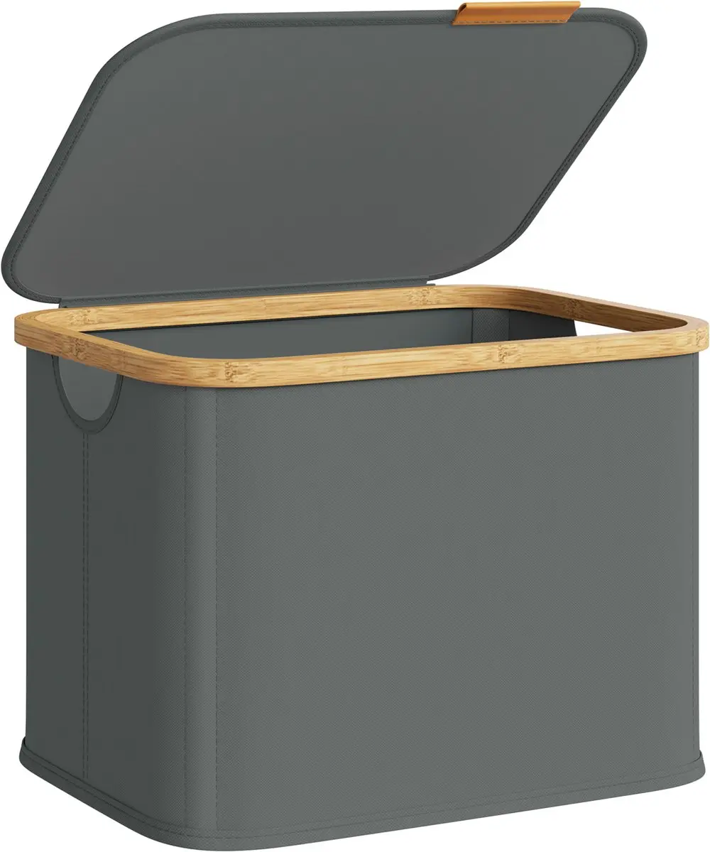 Songmics Wasmand met Deksel 40L