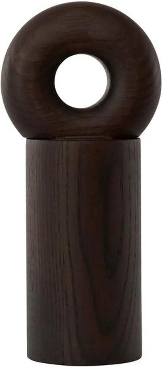 OYOY Hoop Pepermolen/Zoutmolen - Donker Esshout 7.5cm
