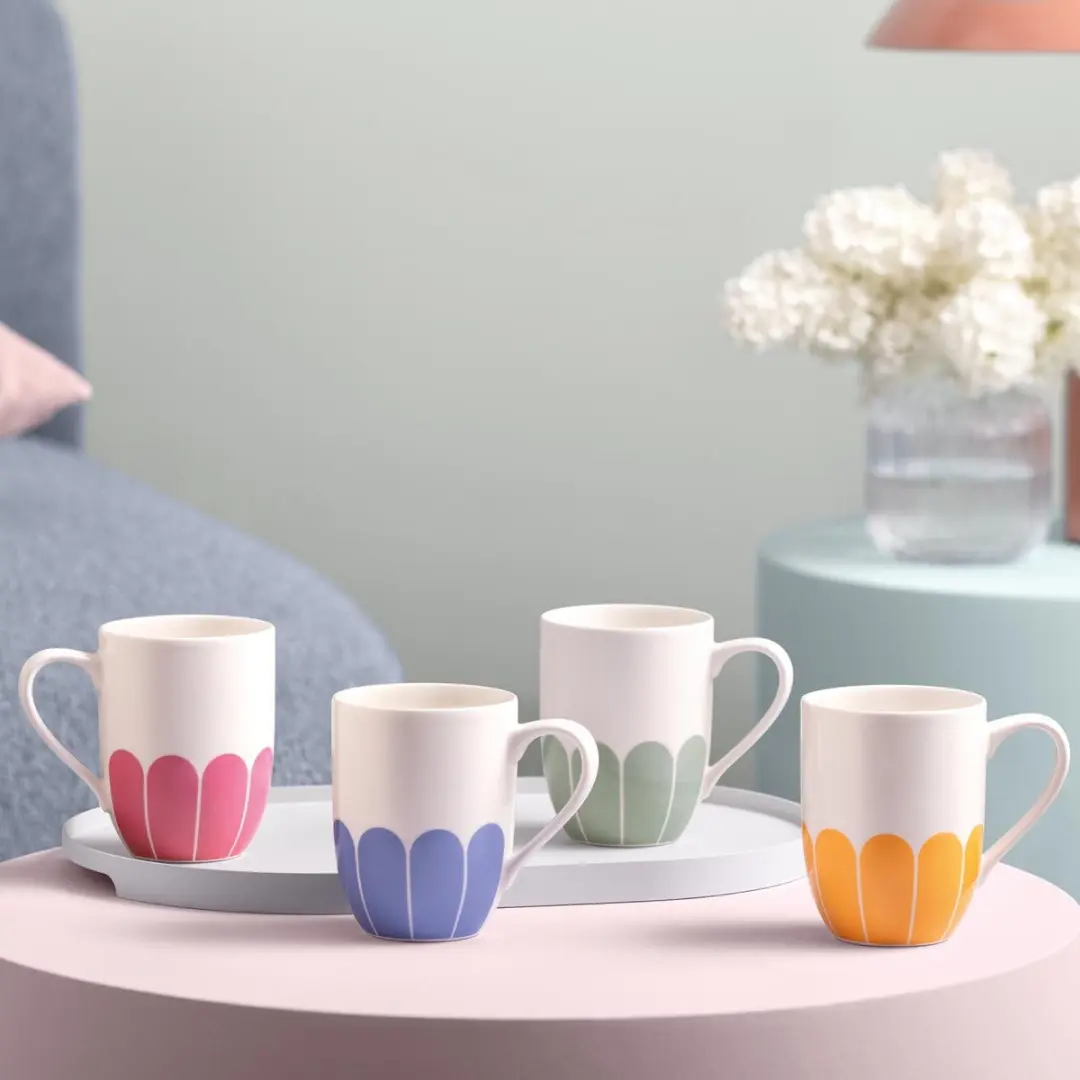 Villeroy & Boch Henkelbecher-Set Fleu Couleur 290ml - 4 Stuks