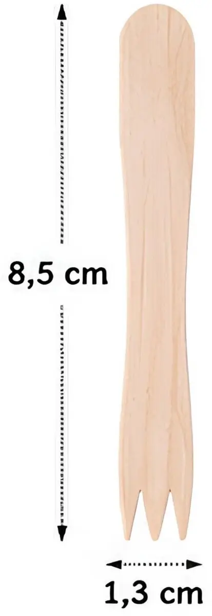 Excellent Houseware Snackvorkjes Hout 8,5cm - 250 Stuks