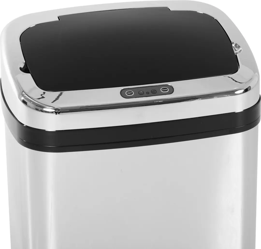 Homcom Sensor Prullenbak 30L - Zilver