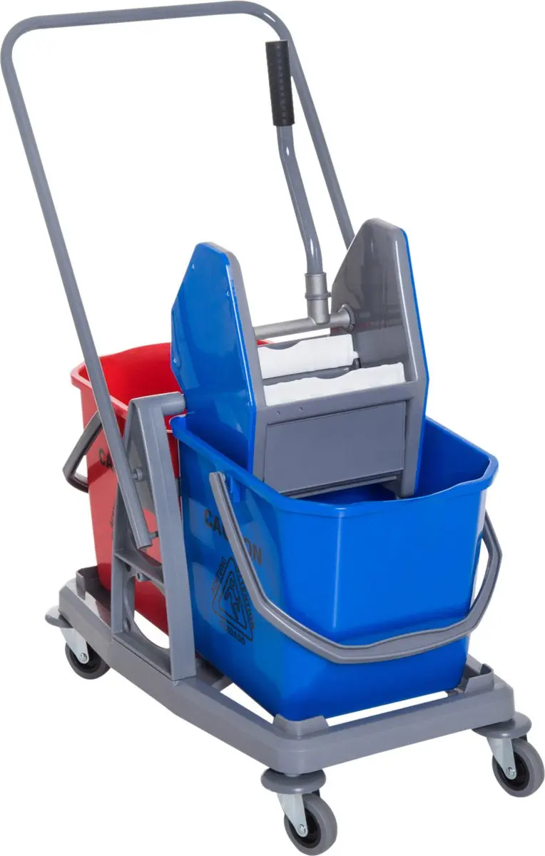 Homcom Schoonmaakwagen met Uitwringer 4 Wielen