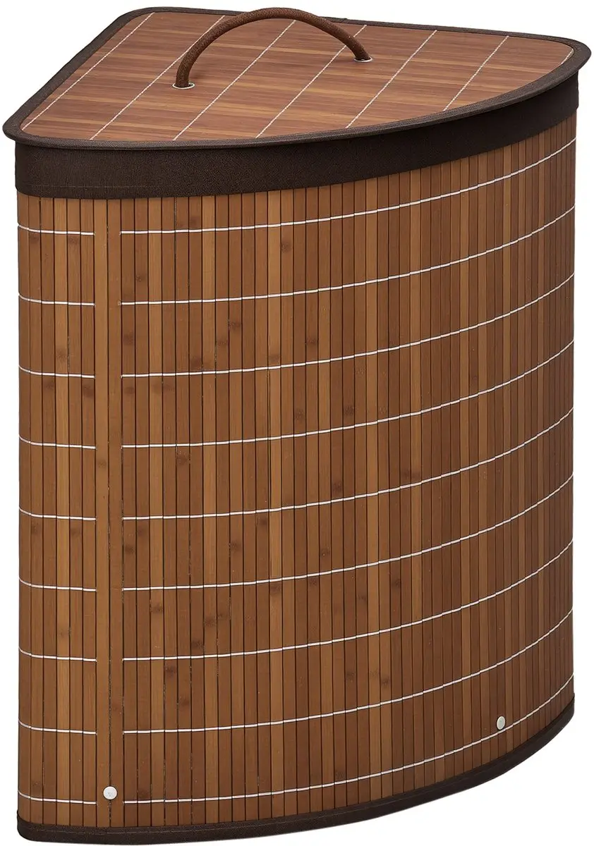 Homcom Wasmand Bamboe 38x38x57cm