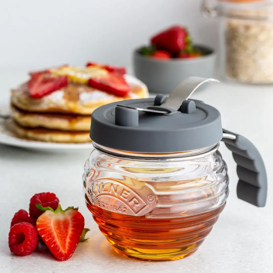 Kilner Siroopdispenser RAY-0025-026 - 400ml - Grijs/Transparant