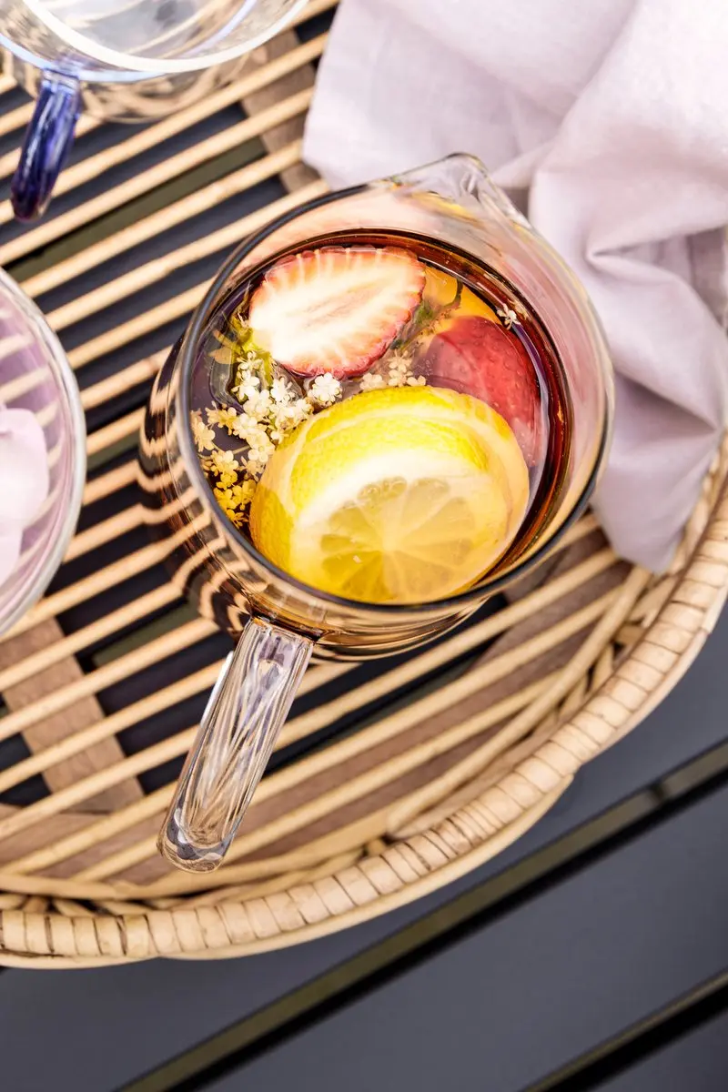 Hübsch Waterkan Lemonade - 1 Stuk - Amber