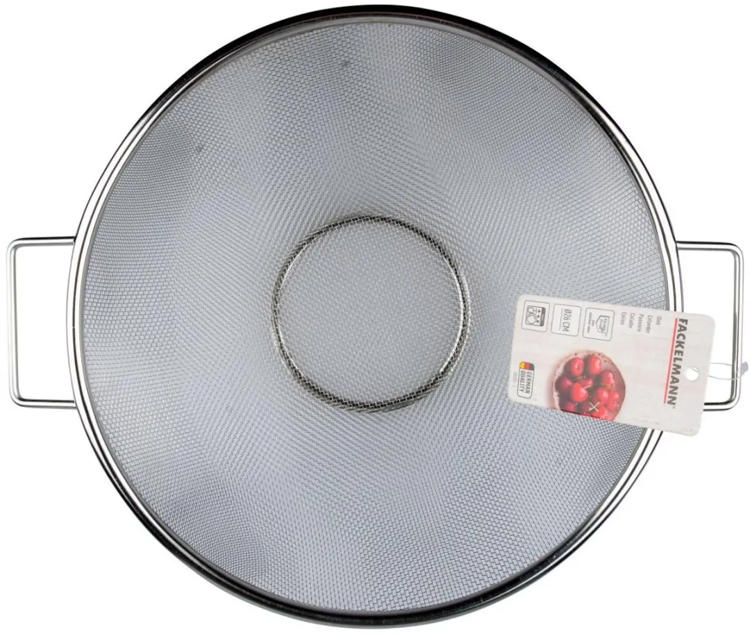 Fackelmann Roestvrijstalen Vergiet Set 20cm & 26cm - 2 Stuks