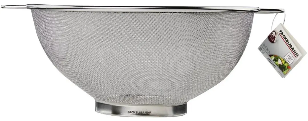 Fackelmann Roestvrijstalen Vergiet Set 20cm & 26cm - 2 Stuks