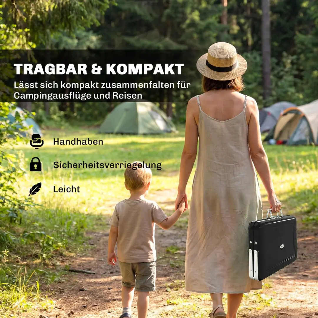 Outsunny Houtskoolbarbecue 40L - Zwart
