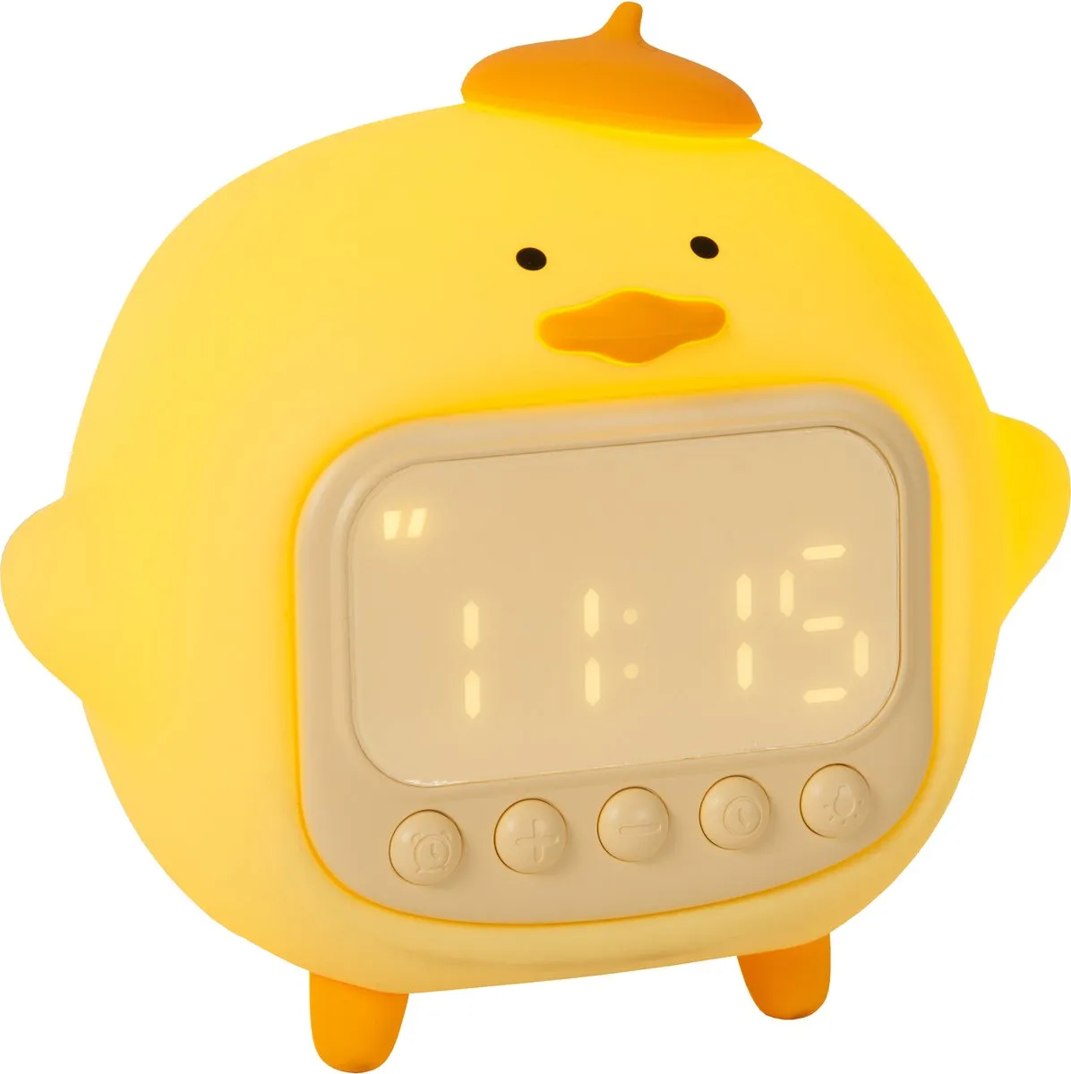 Lucide Pincha Duck Oplaadbare Tafellamp - Geel - 1x1,5W 2100K