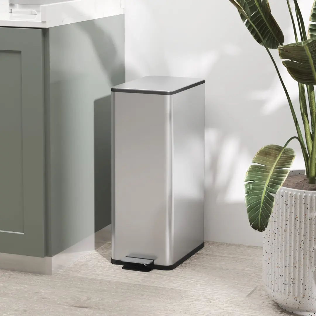 Homcom Pedaalemmer 20L - Zilver