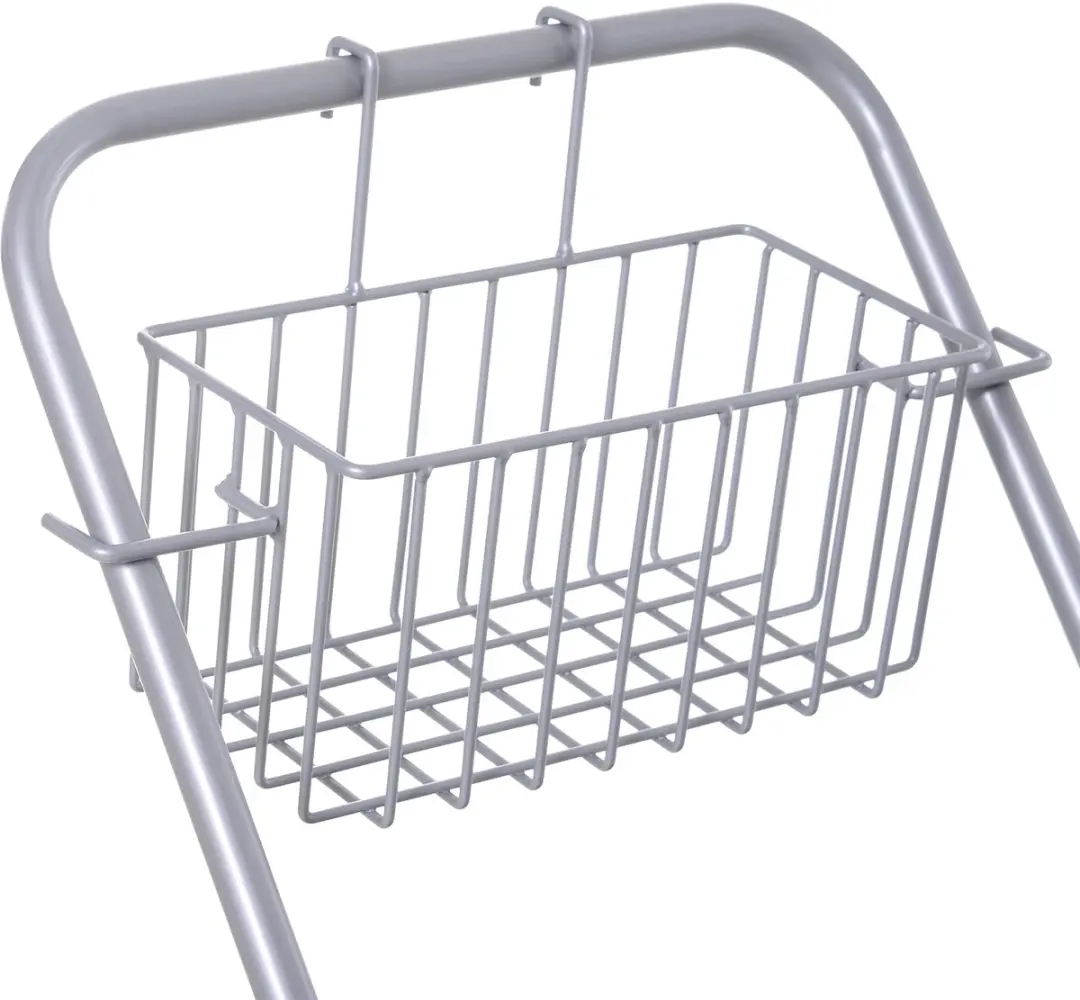 Homcom Reinigingswagen 72L - Blauw