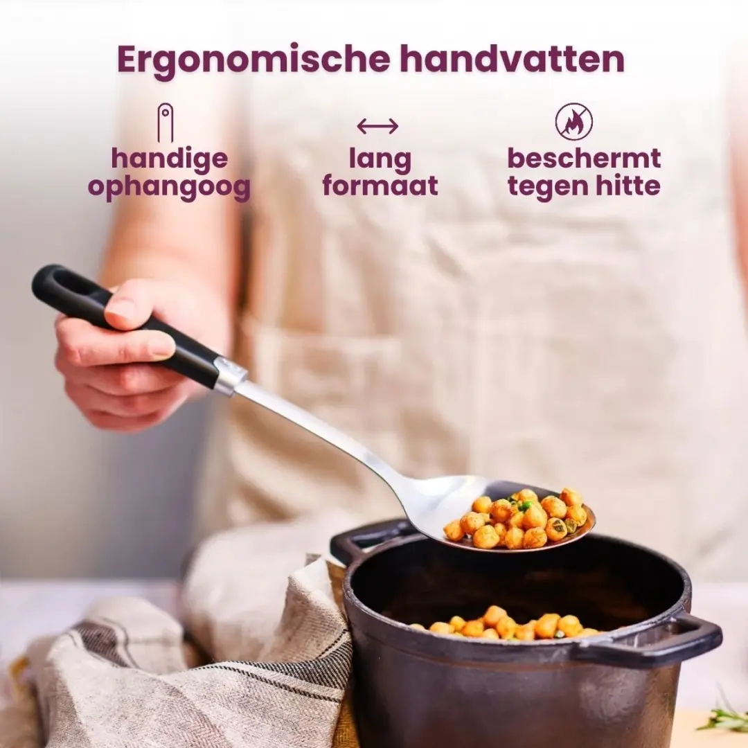 Cosy&Trendy Kaasschaaf Daily RVS Zwart