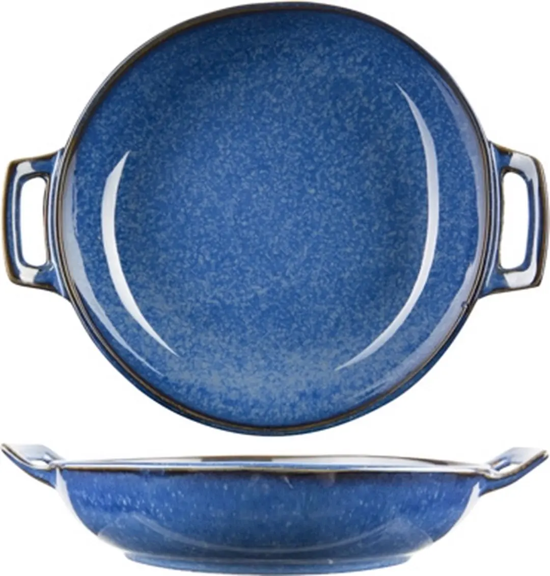 Cosy&Trendy Narwal Blauwe Schaal D17,8-22,5xH4,1-4,6cm