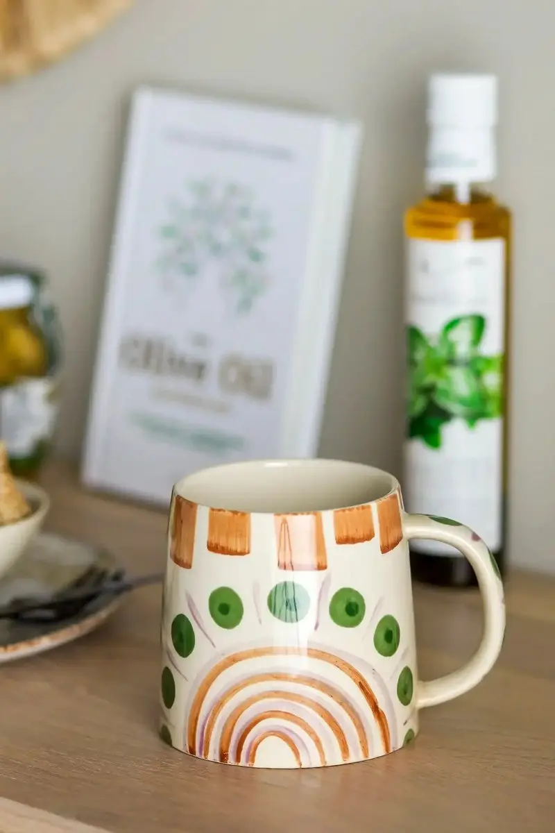 Bloomingville Shama Mok Groen Aardewerk 14.5cm