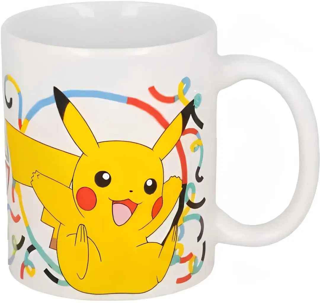 Pokémon Pikachu Koffiemok - 2 Stuks - 300ml - Geel/Wit