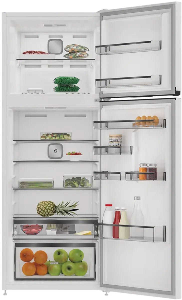 Whirlpool WHD2 6472 XWE Koelkast Vriescombinatie 477L