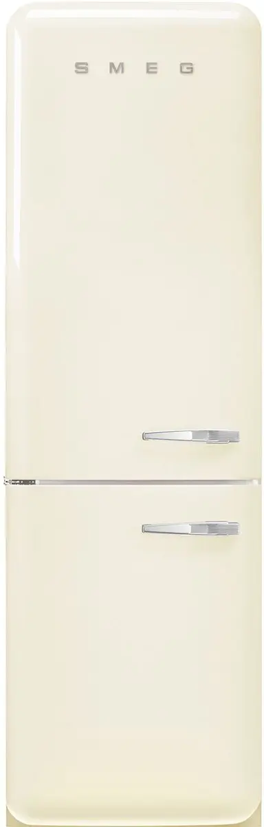 Smeg FAB32LCR5 Koel-Vriescombinatie 331L - Links scharnierend - Crème