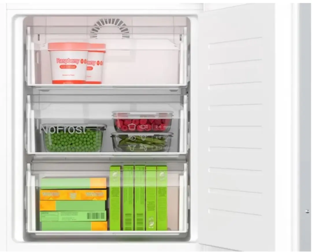 Bosch Serie 6 KIN86ADB0 Koel-vriescombinatie Inbouw - 260L Wit