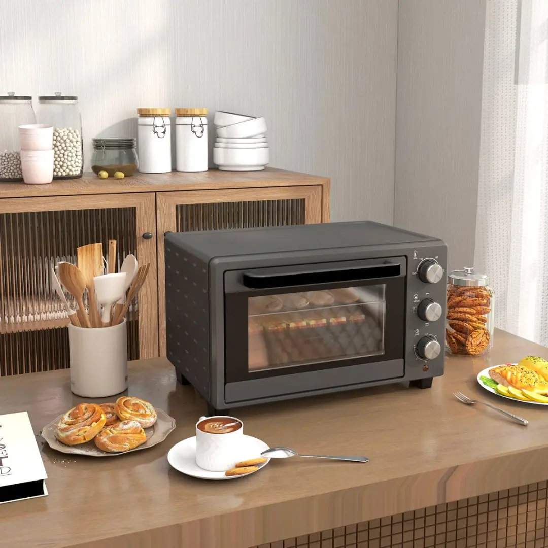 Homcom Mini-oven 18L - 1400W - Grau