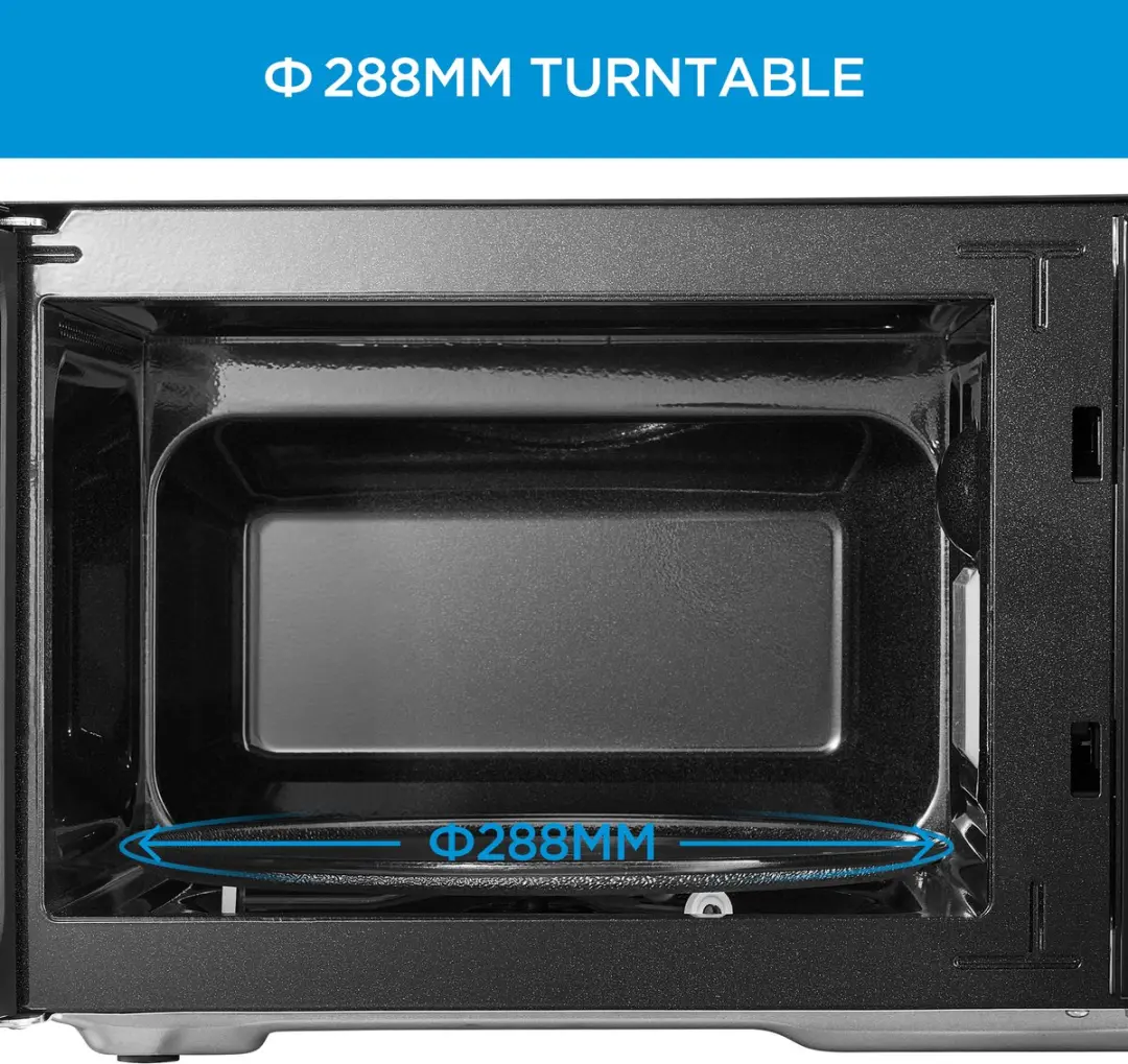 Midea MMO-AM25VB Magnetron 25L - 800W - Zwart - afbeelding 6 van 6