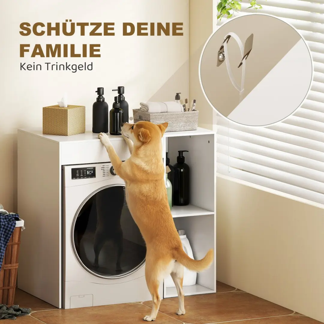 Homcom Wasmachinekast 834-907V90WT - Wit