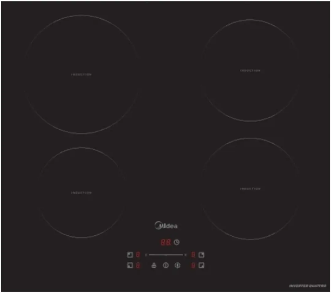 Midea MIH740F238K0 Inbouw Inductiekookplaat 7,6kW
