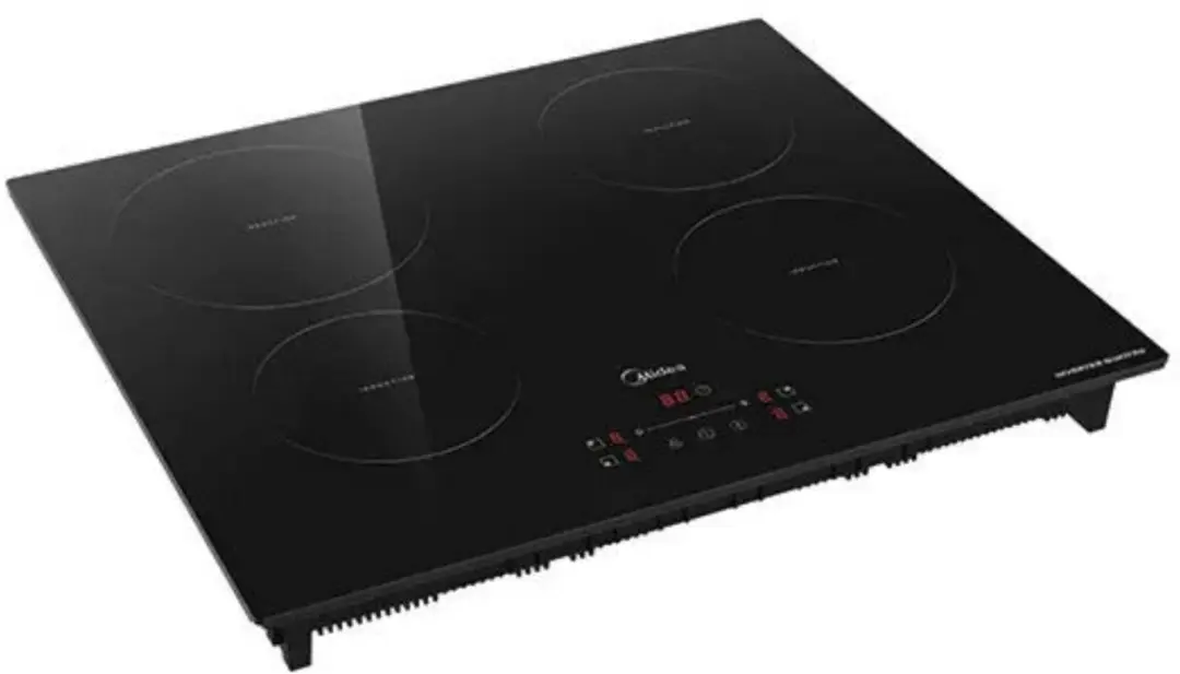 Midea MIH740F238K0 Inbouw Inductiekookplaat 7,6kW - 4 Zones - Zwart