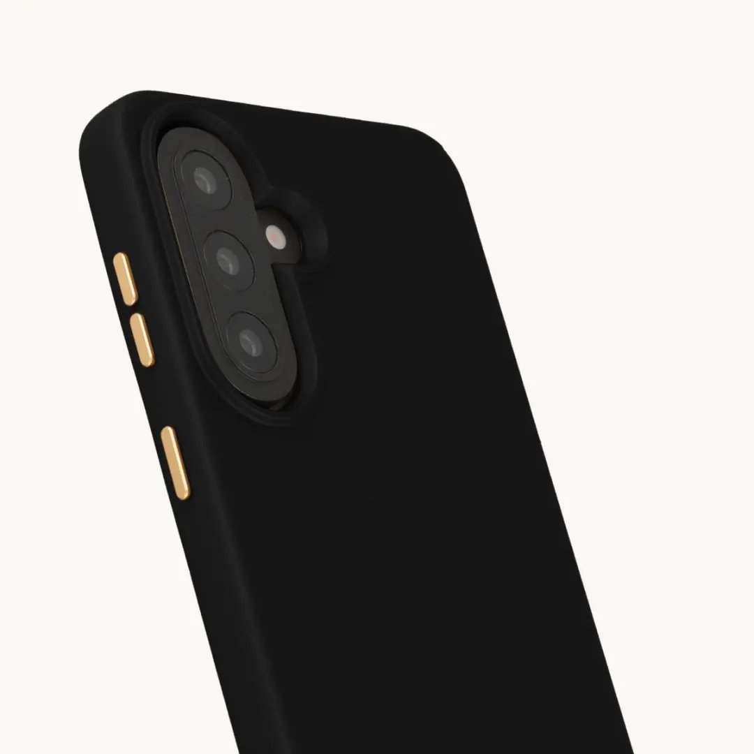 Selencia Hoesje Samsung Galaxy A57 - Velvet Black - MagSafe