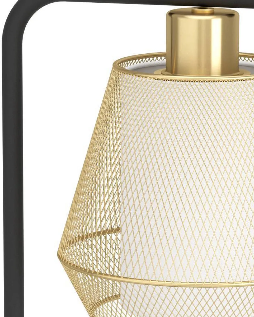 Eglo Ciudadela Tafellamp E27 - 50 cm - Zwart/Goud/Wit