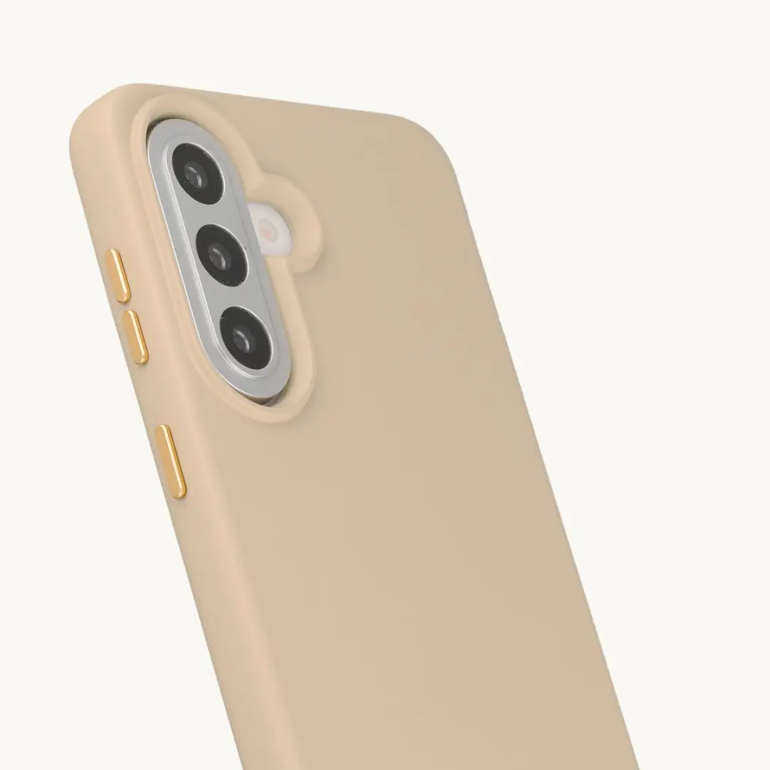 Selencia Hoesje Samsung Galaxy A57 - Milky Latte - MagSafe