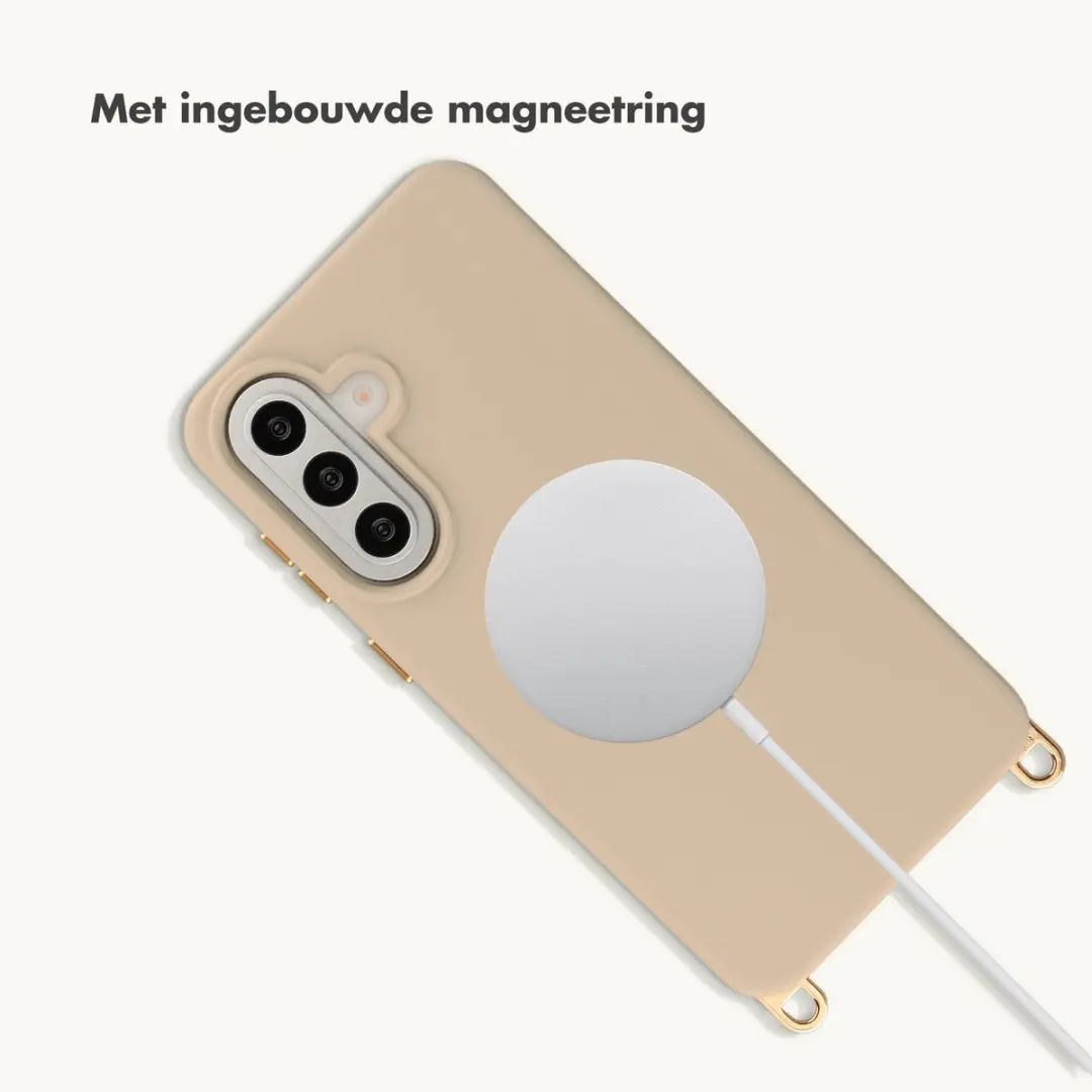 Selencia Hoesje Samsung Galaxy A57 - Milky Latte - MagSafe - afbeelding 6 van 6
