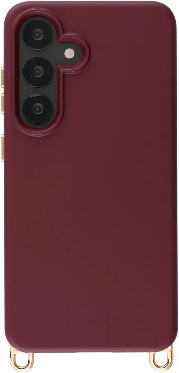 Selencia Hoesje Rivièra Bold Burgundy