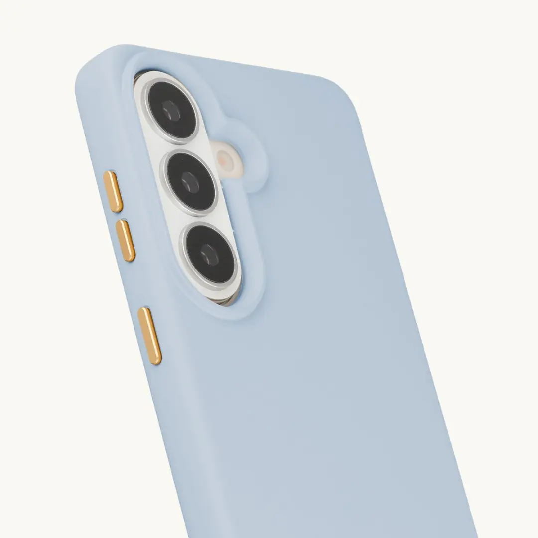 Selencia Hoesje Samsung Galaxy S26 Rivièra - MagSafe - Powder Blue