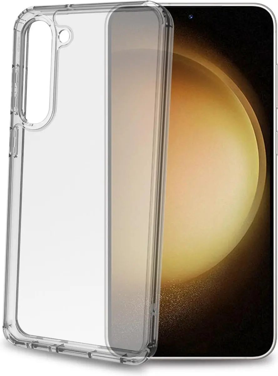 Celly Freedom Siliconen Hoesje S23+ - Telefoonkoord - Transparant - afbeelding 4 van 6