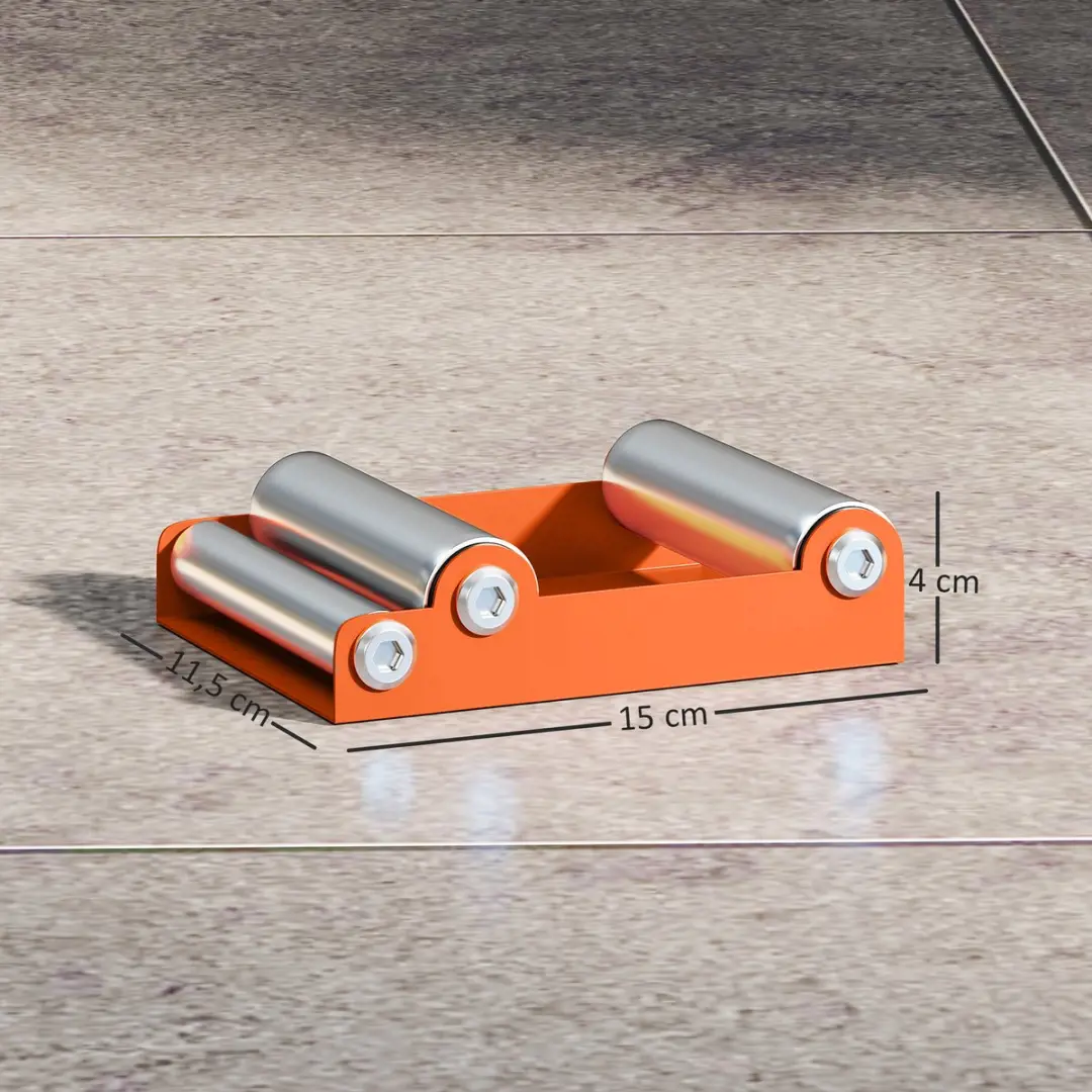 Homcom Motorfietsstandaard - 220 kg - 15x11,5x4cm - Oranje