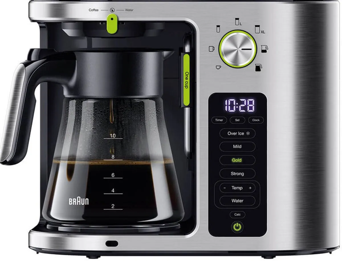 Braun MultiServe KF9170SI Koffiezetapparaat - 10 Kopjes - Zilver