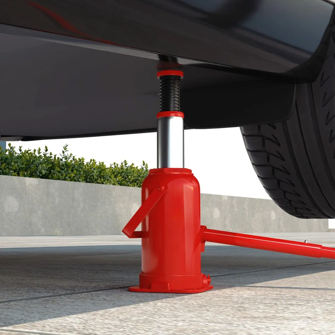 Homcom Kriklift 12.000 kg - Rood
