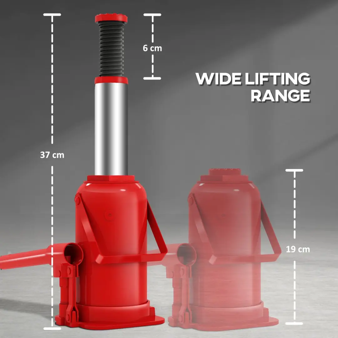 Homcom Kriklift 12.000 kg - Rood
