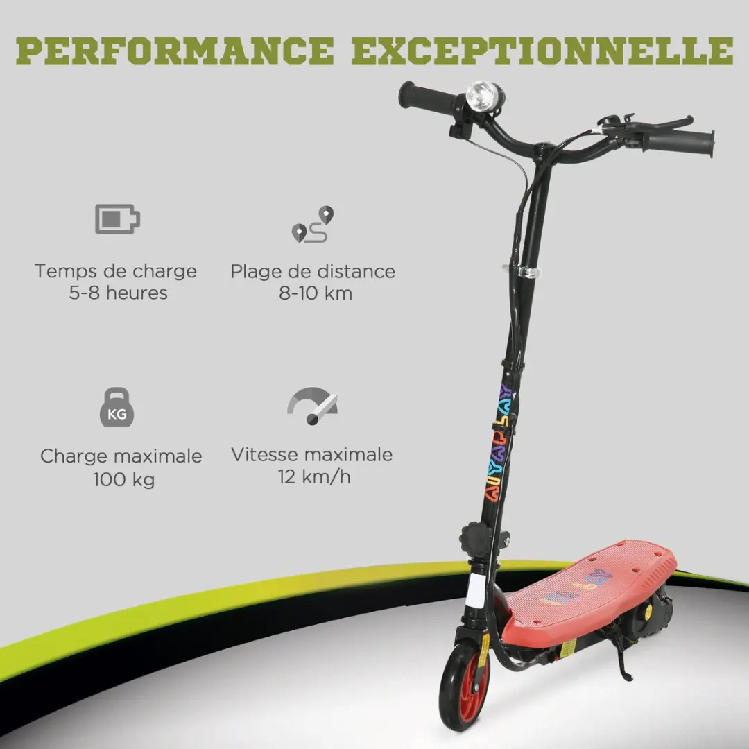 Homcom Kids E-Scooter - 120W - Rood