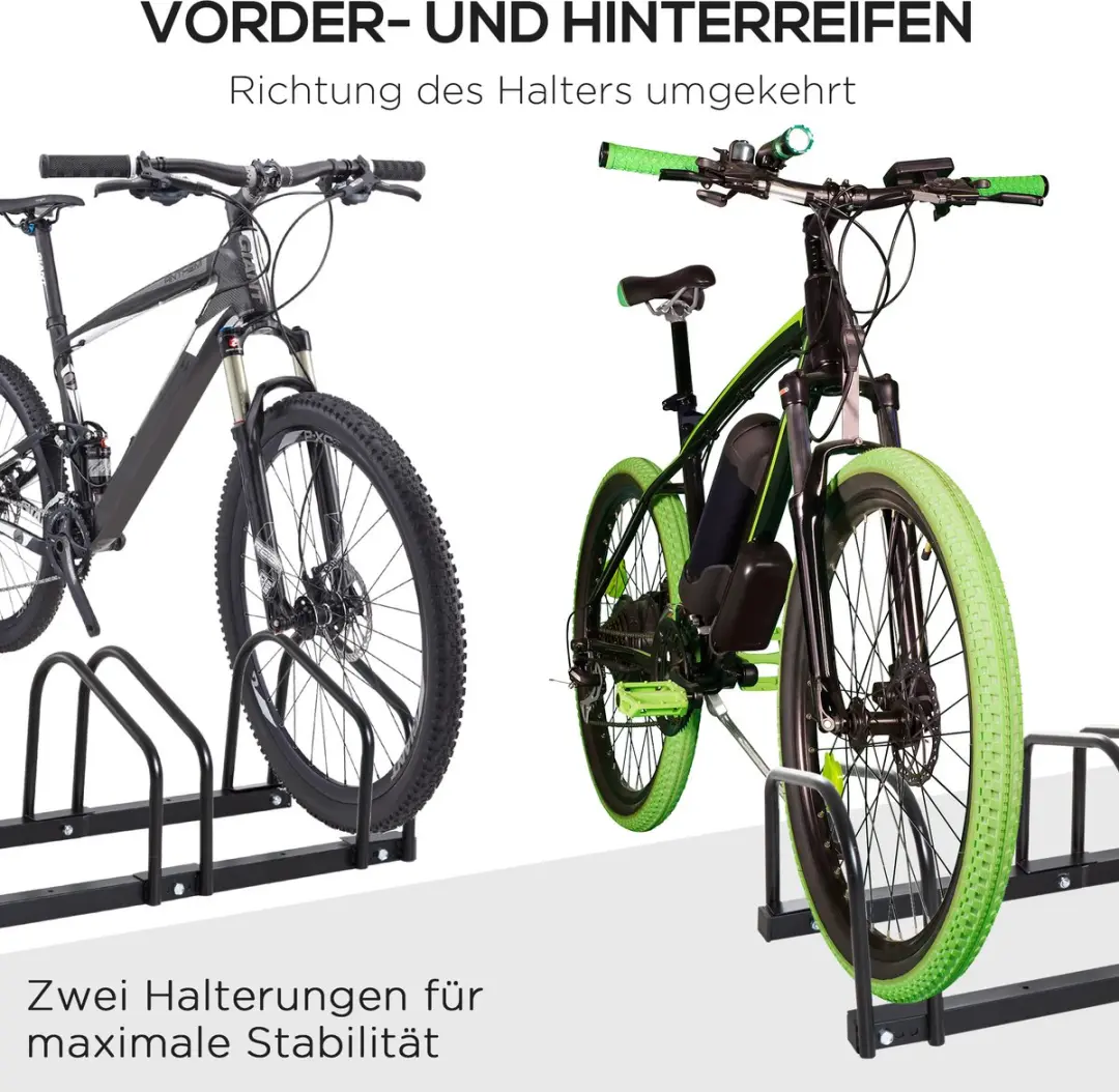 Homcom Fietsenrek 6 Halteringen AA0-026V01 - 5 Fietsen
