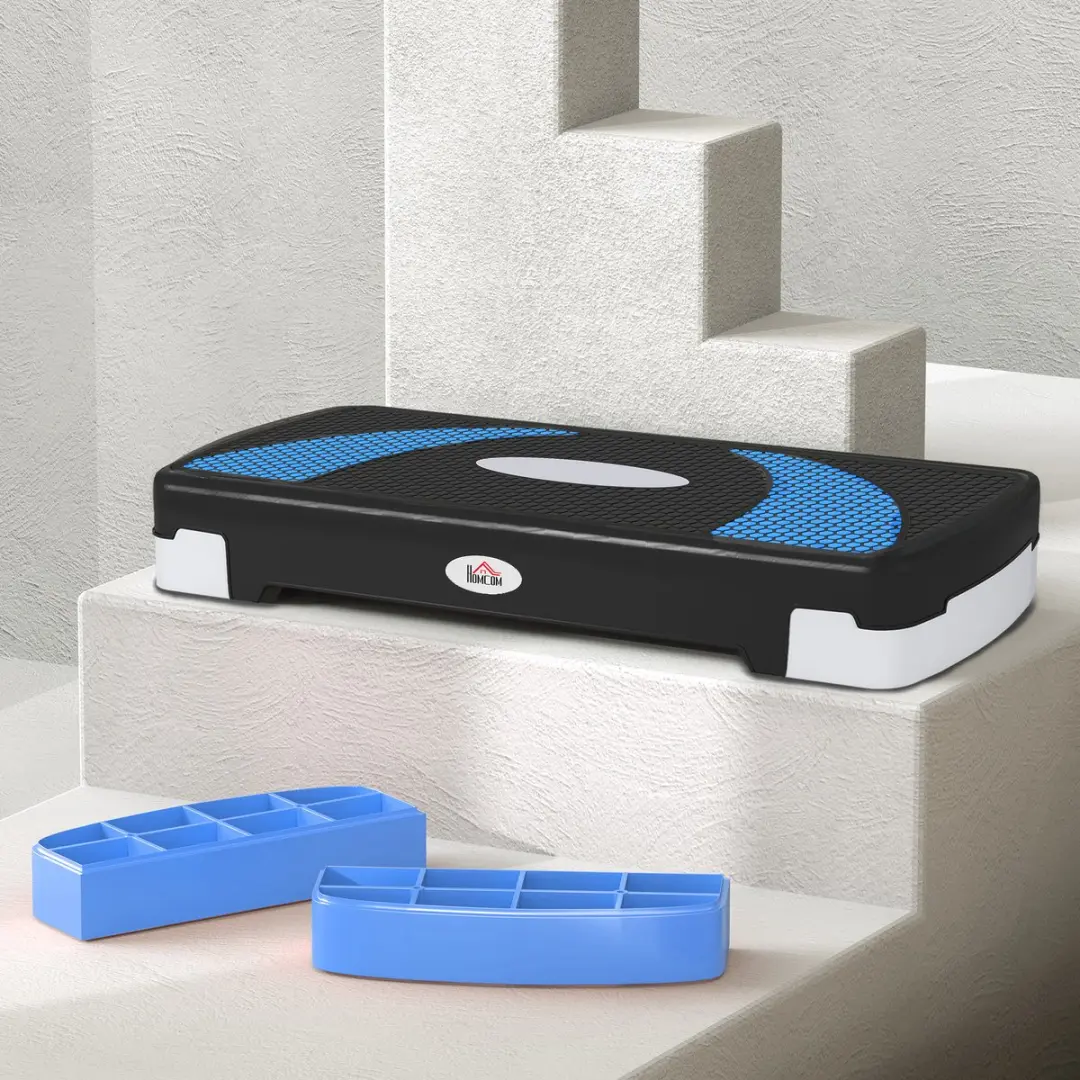 Homcom Stepboard 80x31x20cm - Blauw